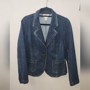 Talbots Dark Blue Jean Jacket